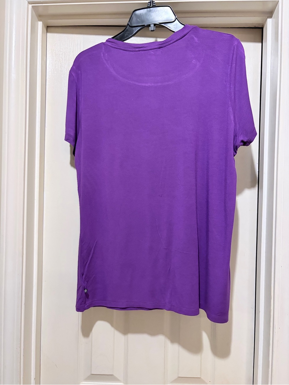 Michael Kors Violet Crewneck Short Sleeve Tee - Picture 2 of 5